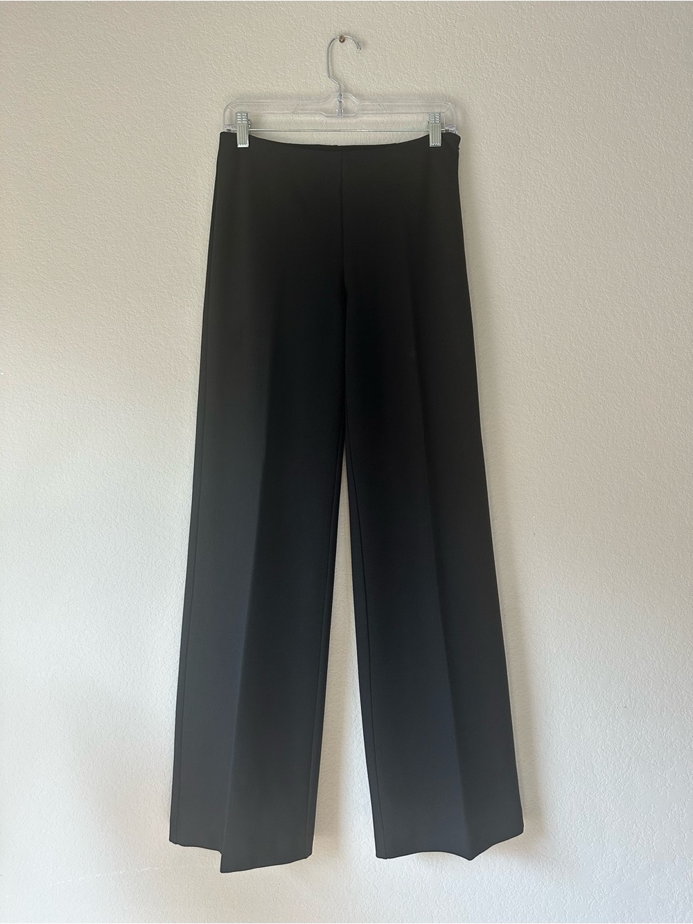 J McLaughlin Carter Pants Womens 2 Black Wide Leg Stretch Trousers